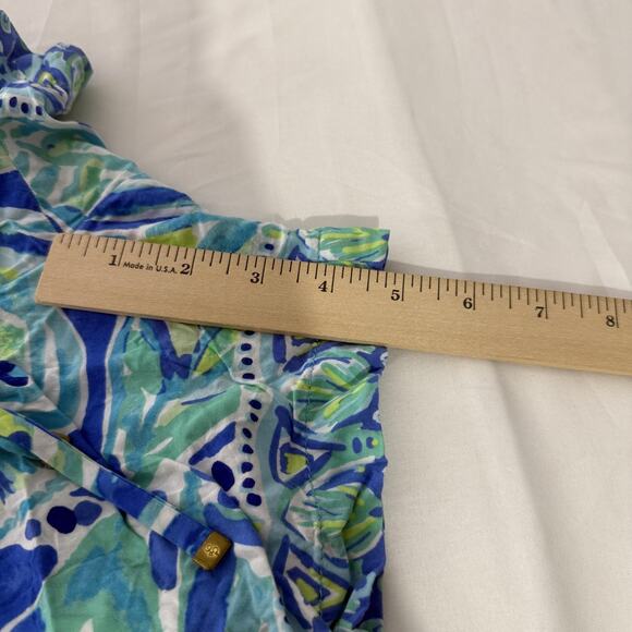 Lilly Pulitzer Shorts Womens XS Tropical Print Drawstring Lounge Rayon Summer - Picture 8 of 8